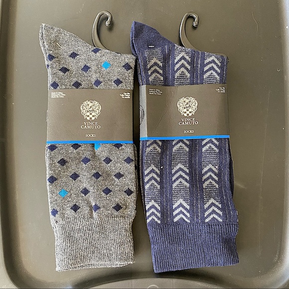 Vince Camuto Other - ⚜️ Vince Camuto One Size, 2 Pairs Of Mens Casual Socks